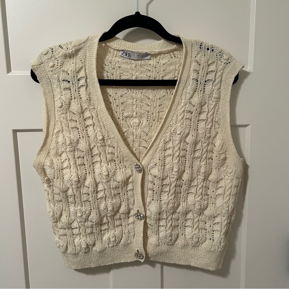 Zara Crochet Vest